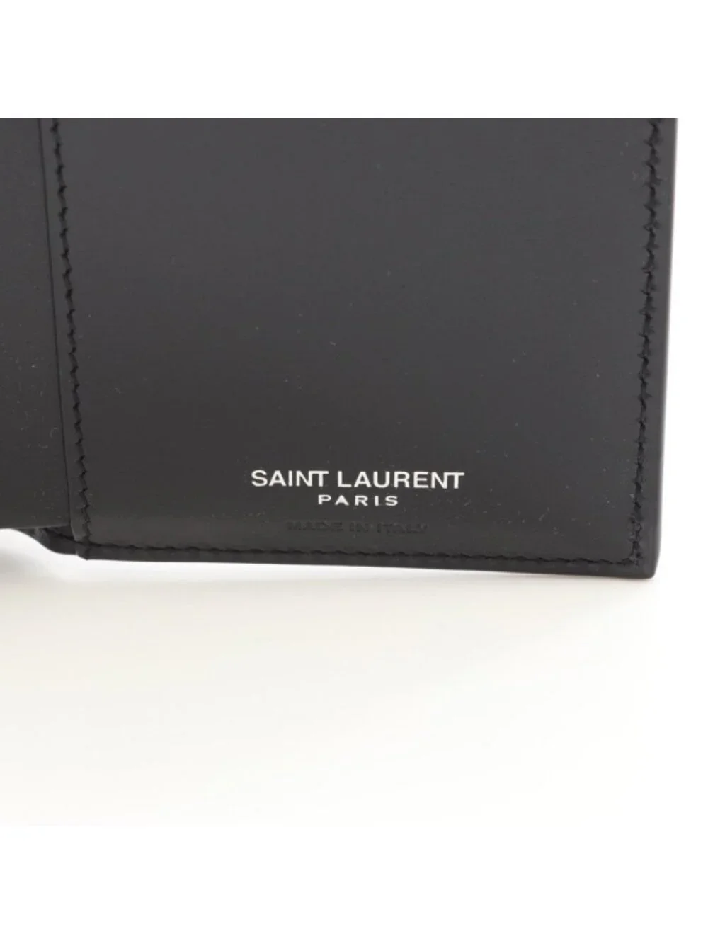 Saint Laurent Paris Card Case Cassandra Leather